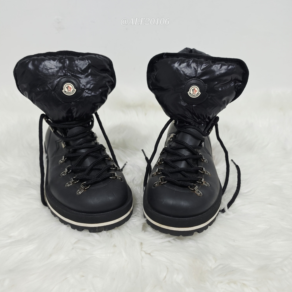 Moncler Women's Après Ski Snow Boots Black EU 38  Insulated Alpine Winter - Picture 13 of 16